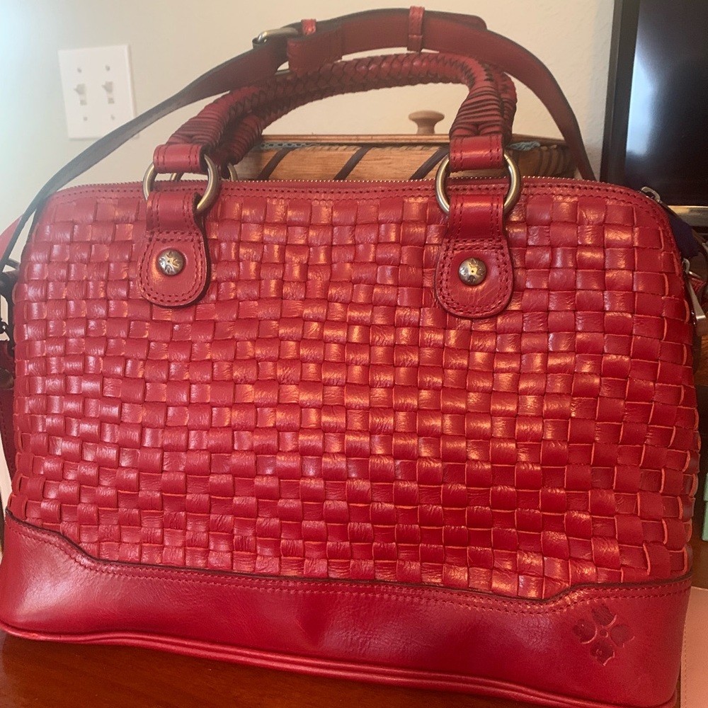 Patricia Nash large Woven Satchel